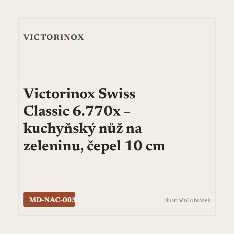 Victorinox Swiss Classic 6.770x – kuchyňský nůž na zeleninu, čepel 10 cm