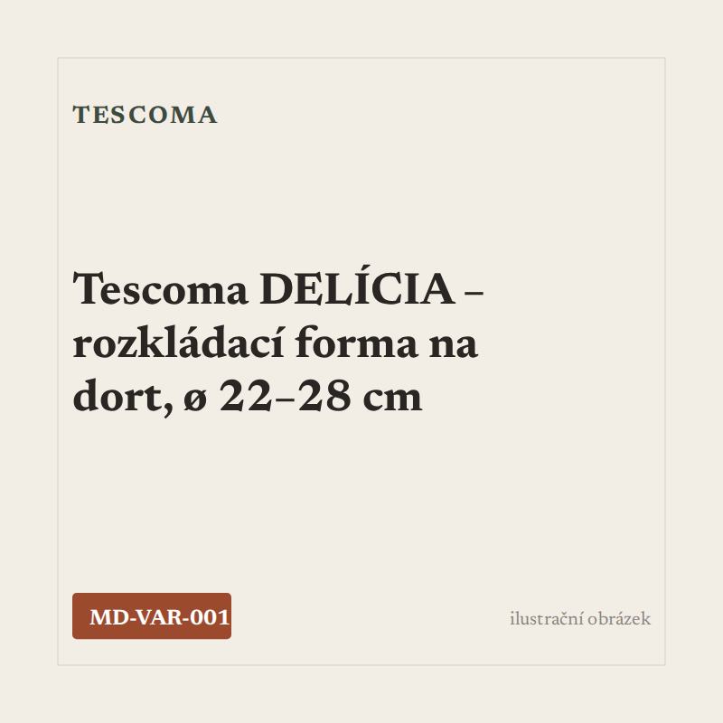 Tescoma DELÍCIA – rozkládací forma na dort, ø 22–28 cm